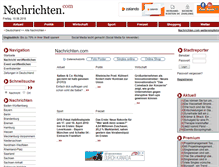 Tablet Screenshot of nachrichten.com
