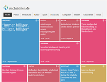 Tablet Screenshot of nachrichten.de